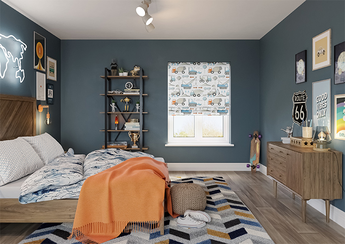 Tinker Town, Berry Burst - Roman Blind - Image 8